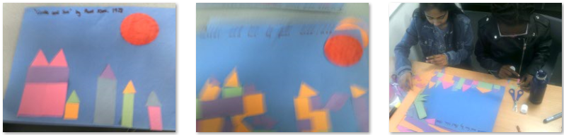 Photos of children's artwork