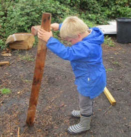 Photo of children at Forest School