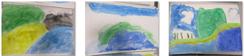 Photos of Turner inspired art