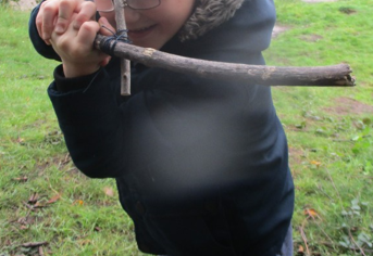 Photo of children at Forest School