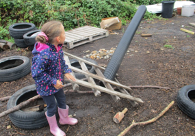 Photo of children at Forest School