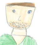 Drawing of Mr Wilson
