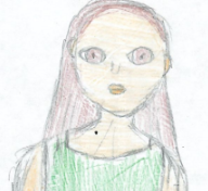 Drawing of Mrs Sanderson Goodey