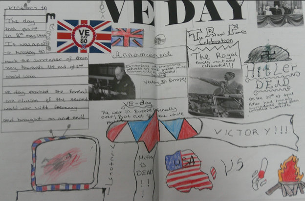 Photo of Children's VE Day Work