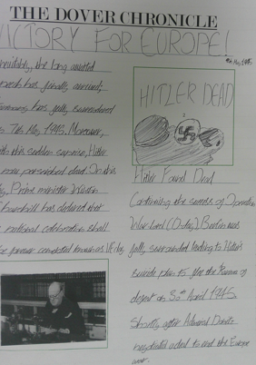Photo of Children's VE Day Work