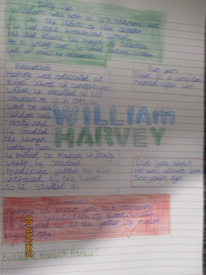 Photo of William Harvey work