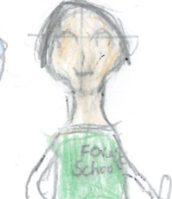 Drawing of Mr Trenowden