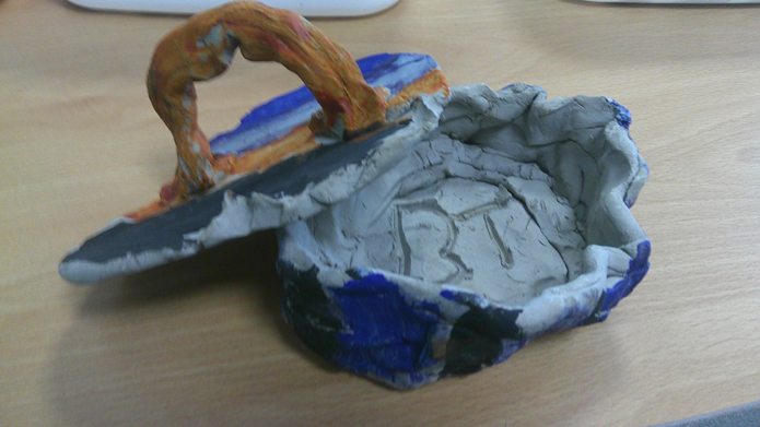 Photo of clay Mayan Pot