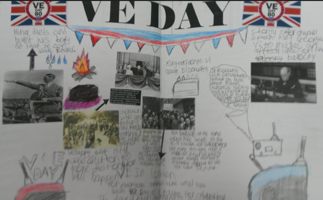 Photo of Children's VE Day Work