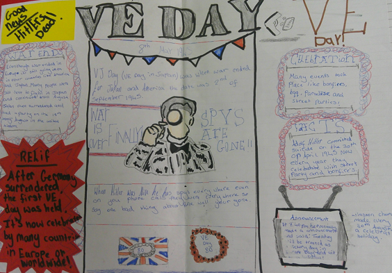 Photo of Children's VE Day Work