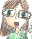 Drawing of Mrs Wright
