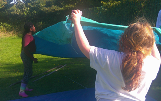 Photo of children enjoying Forest School