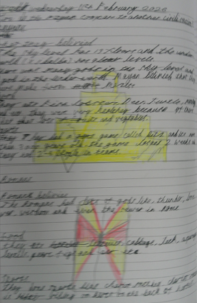 Photos of Mayan work