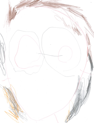 Drawing of Miss Martin