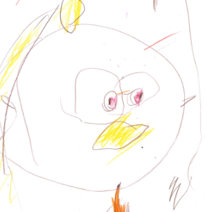Drawing of Mrs Copping