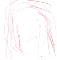 Drawing of Miss Marshall 