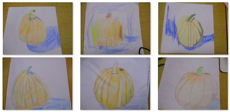 Photos of pumpkin art