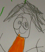 Drawing of Mrs Lucion