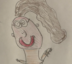 Drawing of Mrs Patterson