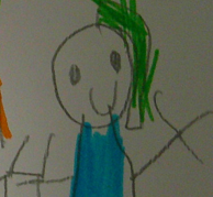 Drawing of Miss Trainor