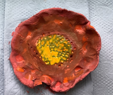 Photo of Georgia O'Keeffe inspired art