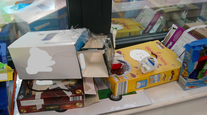 Photos of junk modelling