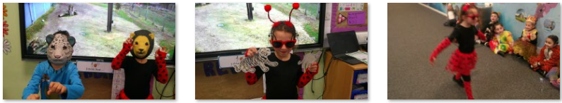 Photos of children dressed up as animals