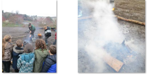 Photos of forest school
