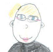 Drawing of Miss Reynolds