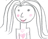 Drawing of Mrs Salter
