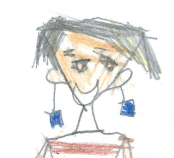 Drawing of Mrs Cook