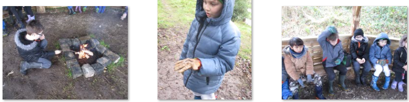 Photos of forest school