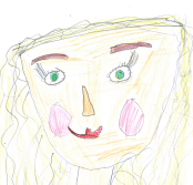 Drawing of Mrs Wheeler