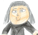 Child's drawing of teacher