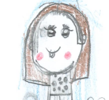 Drawing of teacher