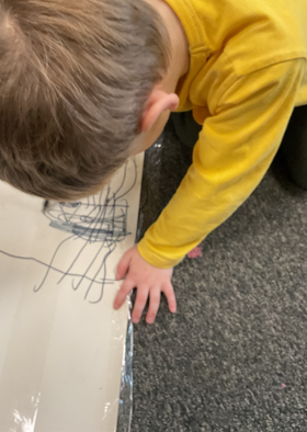 Photo of children's doodles