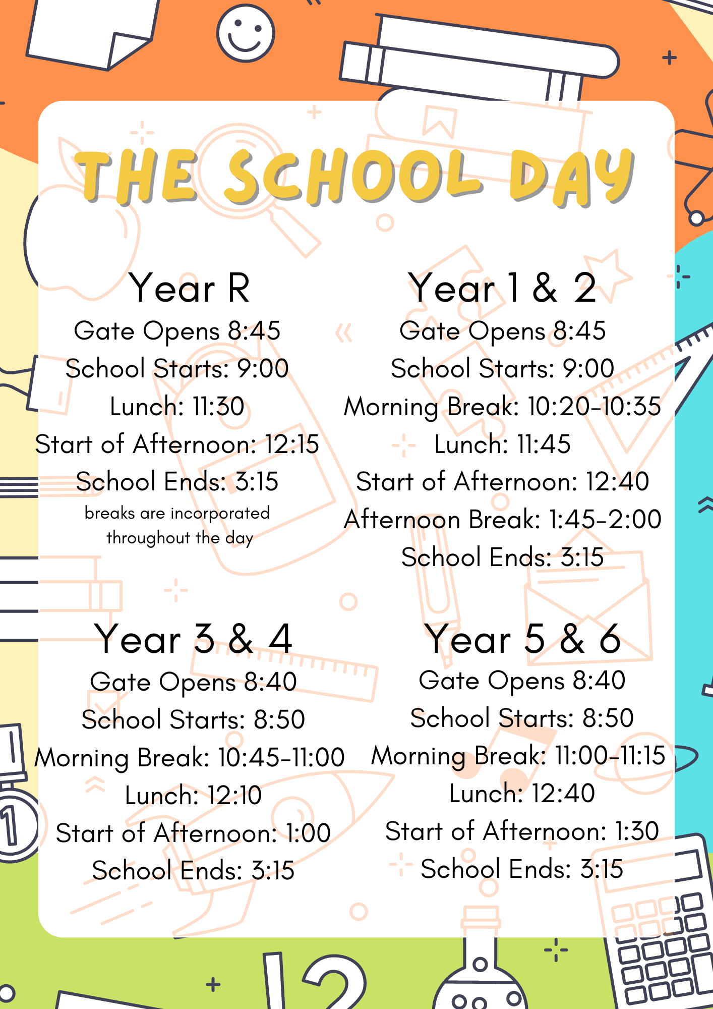 The School Day Flyer