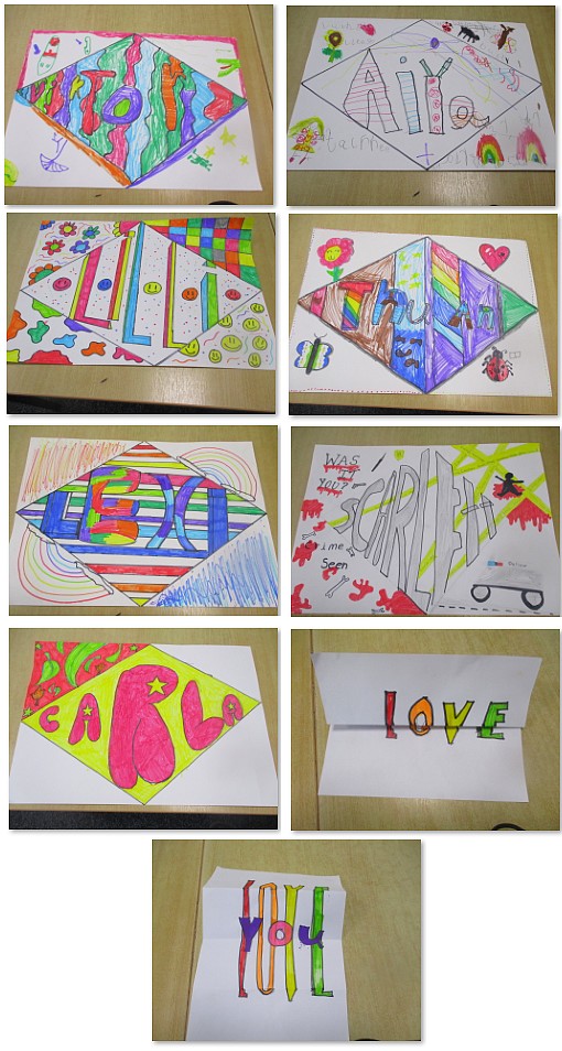 Photos of art club's pop art