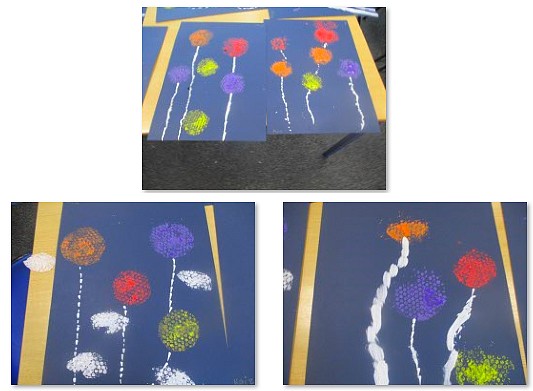 Photos of children's art