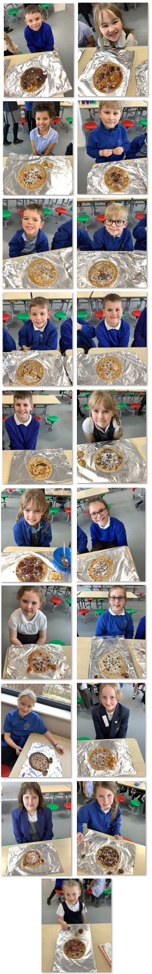 Photos of cooking club