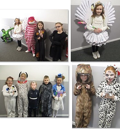 Photos of World Book Day costumes