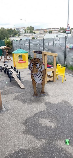 Photo of tiger at Priory Fields