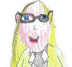 Drawing of Mrs Rogers