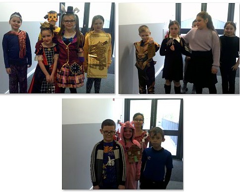 Photos of book day dressing up