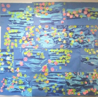 Photo of Monet art collaboration
